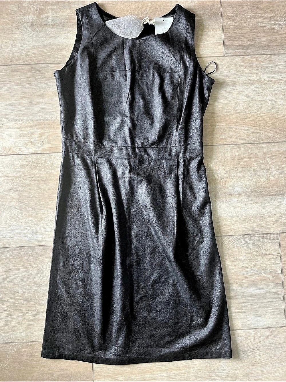 White Lotus Black Mini Dress NWT